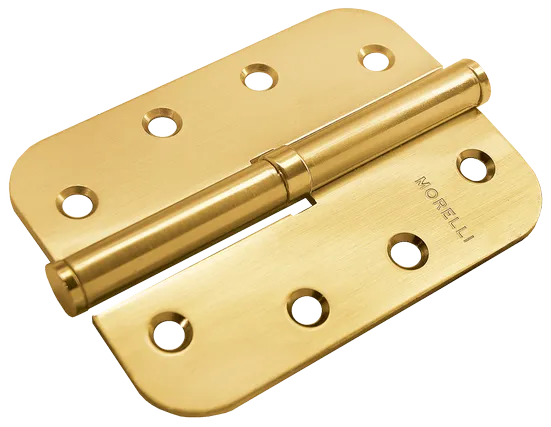 Петля карточная разъемная MSND-C 100X70X2.5 SG L с подшипником стальная левая, врезная, цвет матовое золото фото купить Тюмень