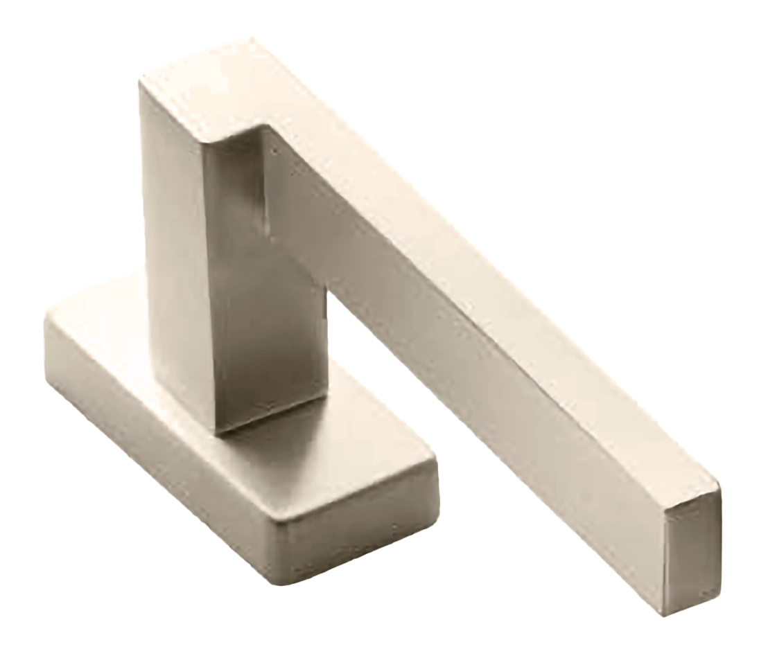 Ручка оконная STONE W1 NIS, цвет - матовый никель фото купить Тюмень