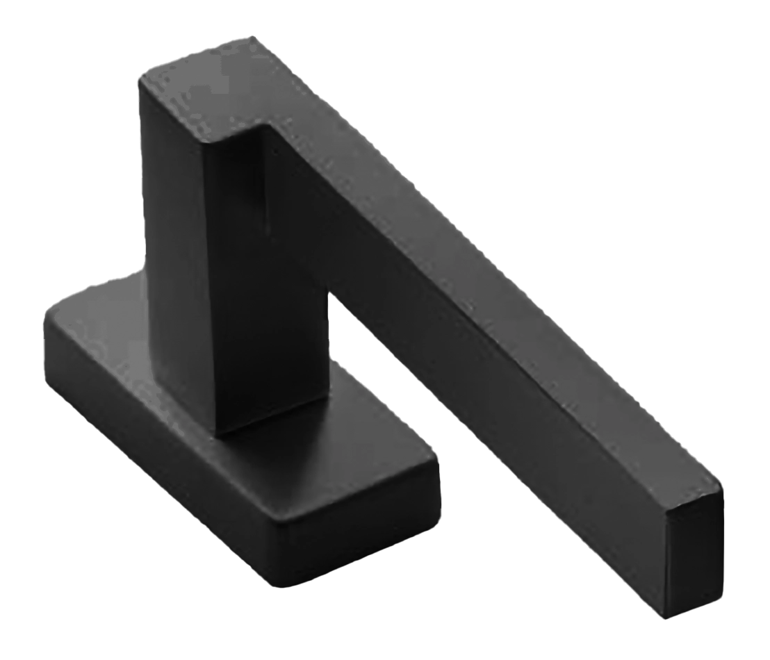 Ручка оконная STONE W1 NERO, цвет - черный фото купить Тюмень