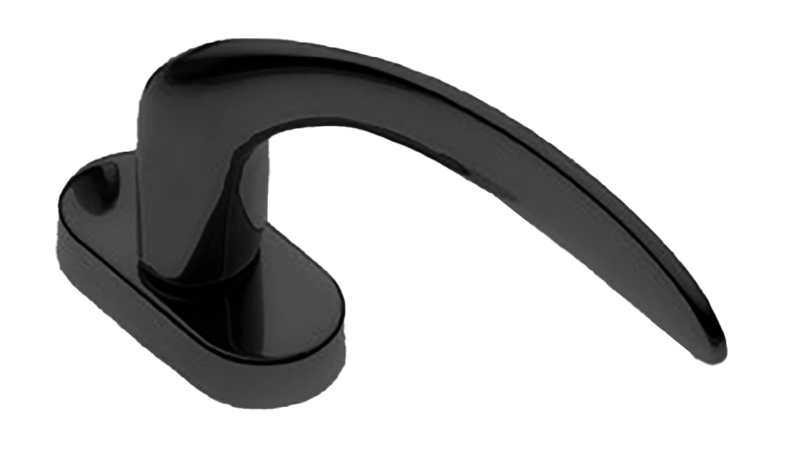 Ручка оконная COBRA W1 NERO, цвет - черный фото купить Тюмень