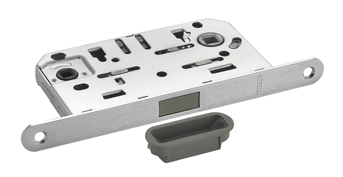 Защелка межкомнатная M1895 SSC магнитная, сантехническая, цвет суперматовый хром фото 2 Защелка межкомнатная M1895 SSC магнитная, сантехническая, цвет суперматовый хром фото купить в Тюмени