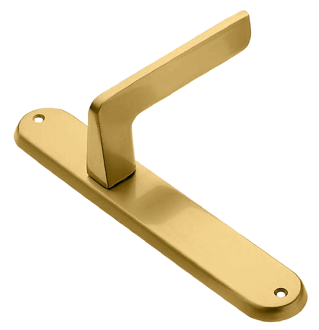 Ручка дверная на планке ROCK PL OSA, цвет матовое золото, латунь фото купить в Тюмени