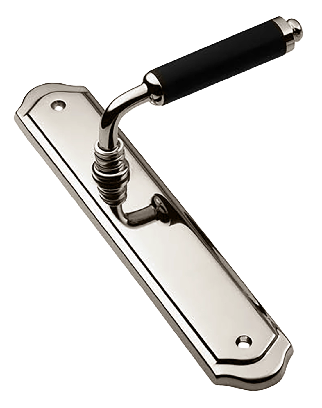 Ручка дверная на планке RIVA PL NIK, цвет никель, латунь фото купить в Тюмени