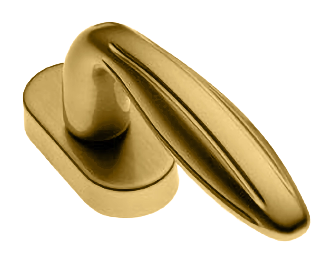 Ручка оконная BUD W1 OSA, цвет - матовое золото фото купить в Тюмени