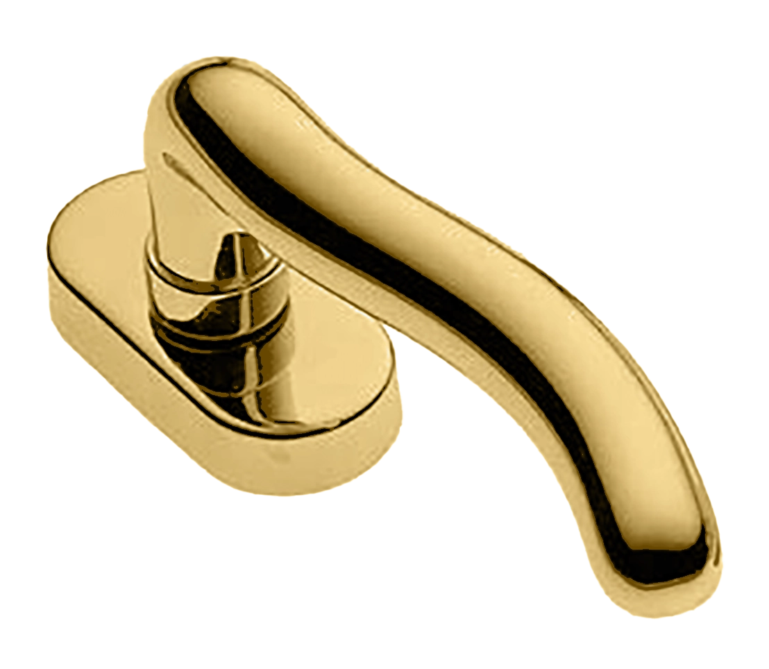 Ручка оконная SNAKE W1 OTL, цвет - золото фото купить в Тюмени