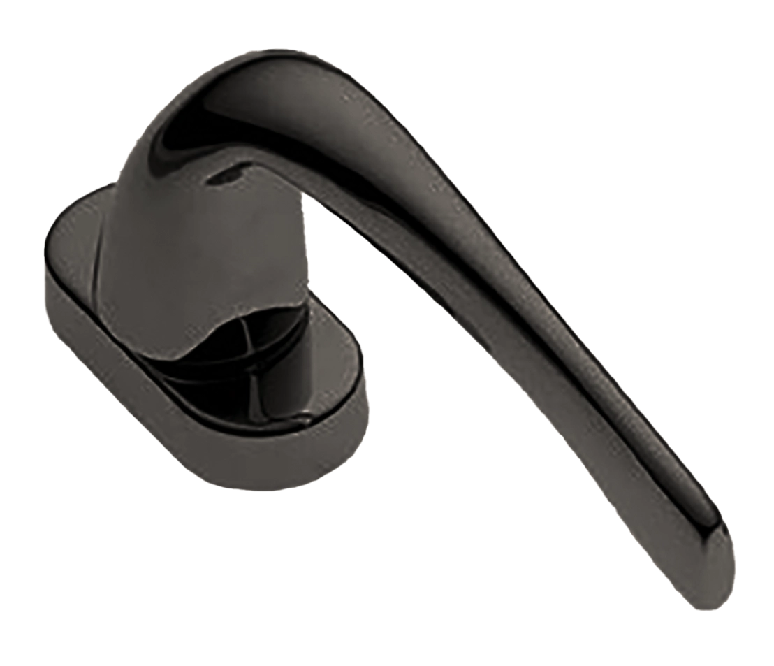 Ручка оконная LE MANS W1 NIN на прямоугольной розетке с 4-х позицион. механизмом, цвет черный никель, латунь фото купить в Тюмени