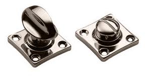 Завертка сантехническая LUX-WC-RIVA NIK на квадратной розетке цвет никель, ЦАМ фото купить в Тюмени