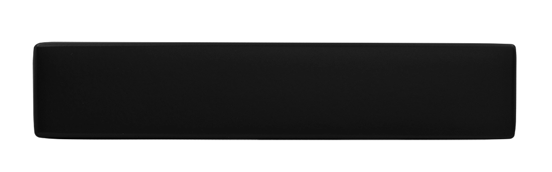 Ручка дверная SHUTTLE NERO-ST цвет черный soft-touch, ЦАМ фото купить в Тюмени