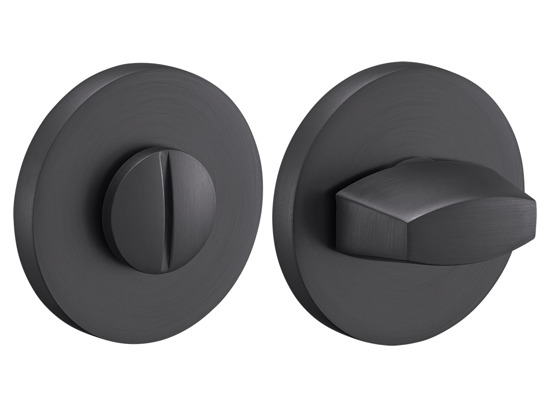 Завертка сантехническая MH-WC-R6 GR на круглой розетке, цвет графит, ЦАМ фото купить Тюмень