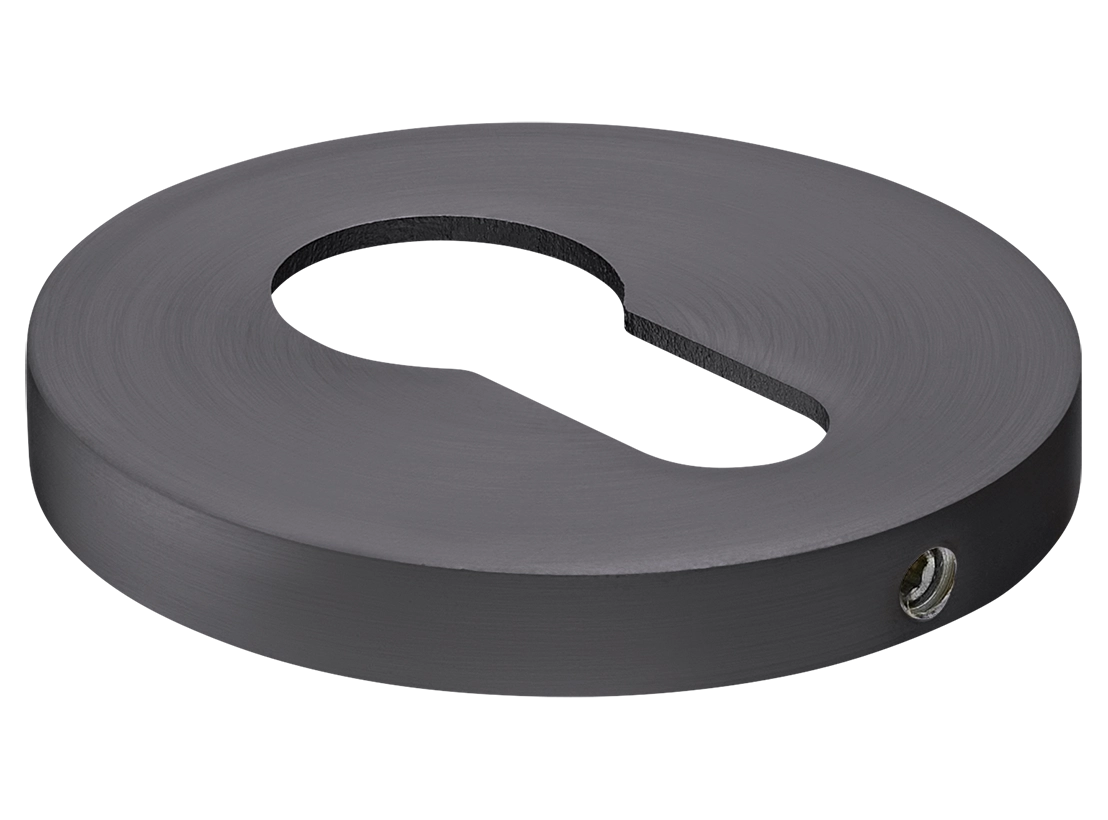 Накладка на замок MH-KH-R6 GR на круглой розетке, цвет матовый графит фото купить Тюмень