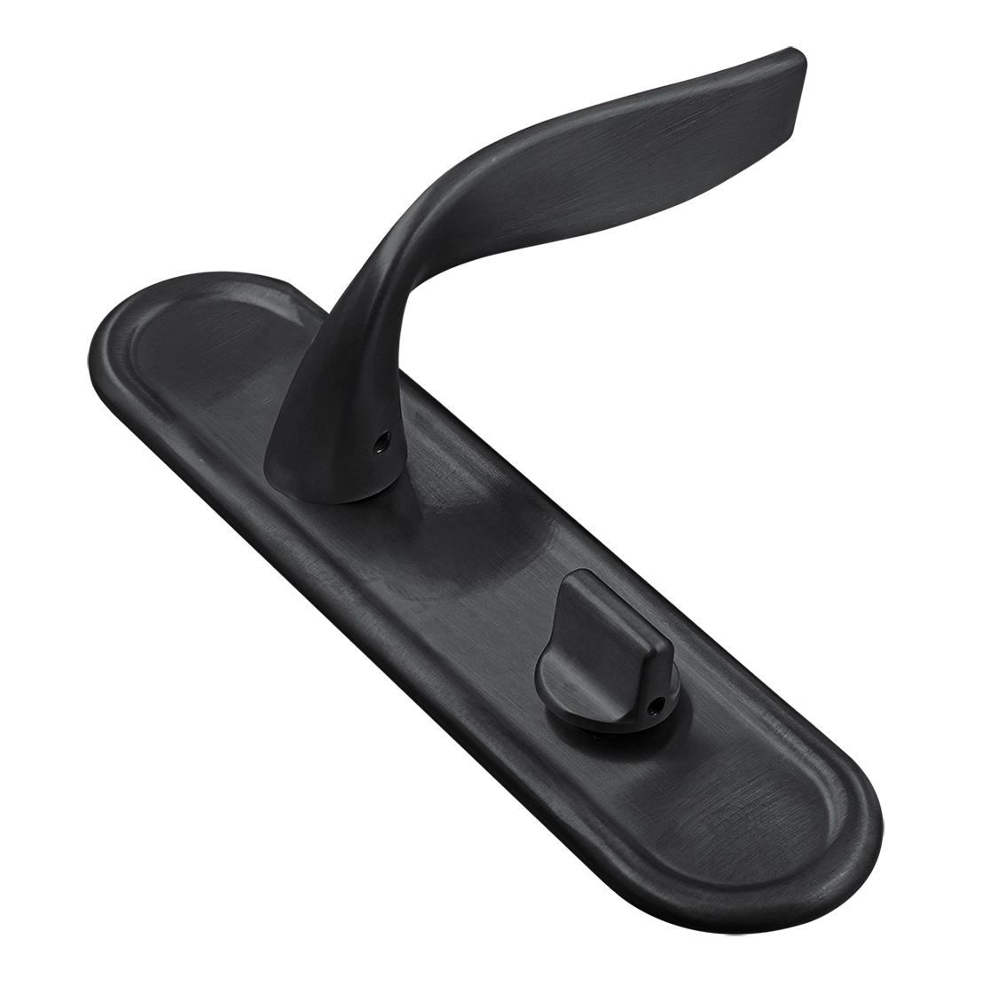 Ручка дверная SKYSCRAPER PLR WC SST на планке под сантехническую завертку, цвет Летняя гроза/Summer Storm фото купить Тюмень