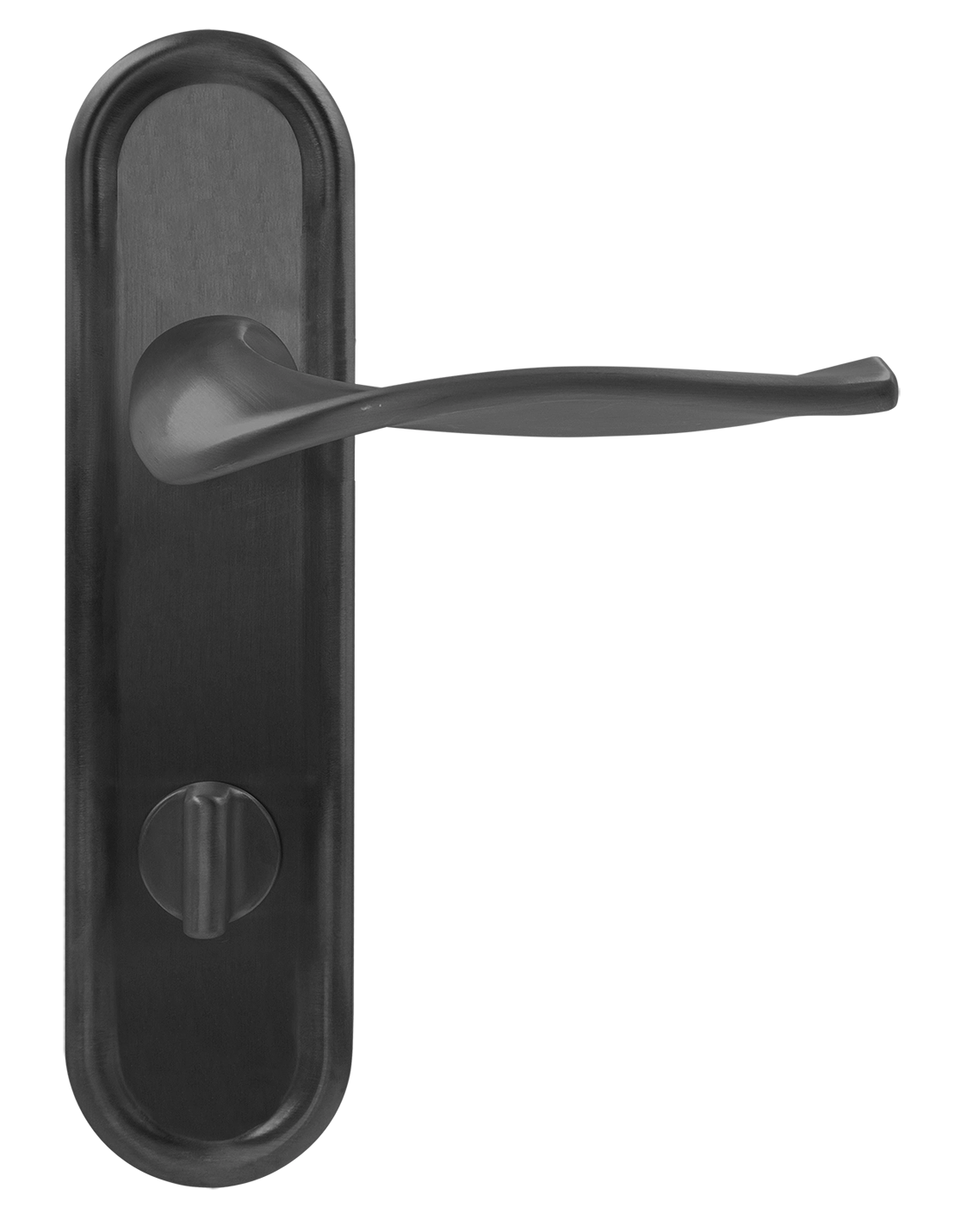 Ручка дверная SKYSCRAPER PLR WC SST на планке под сантехническую завертку, цвет Летняя гроза/Summer Storm фото купить в Тюмени