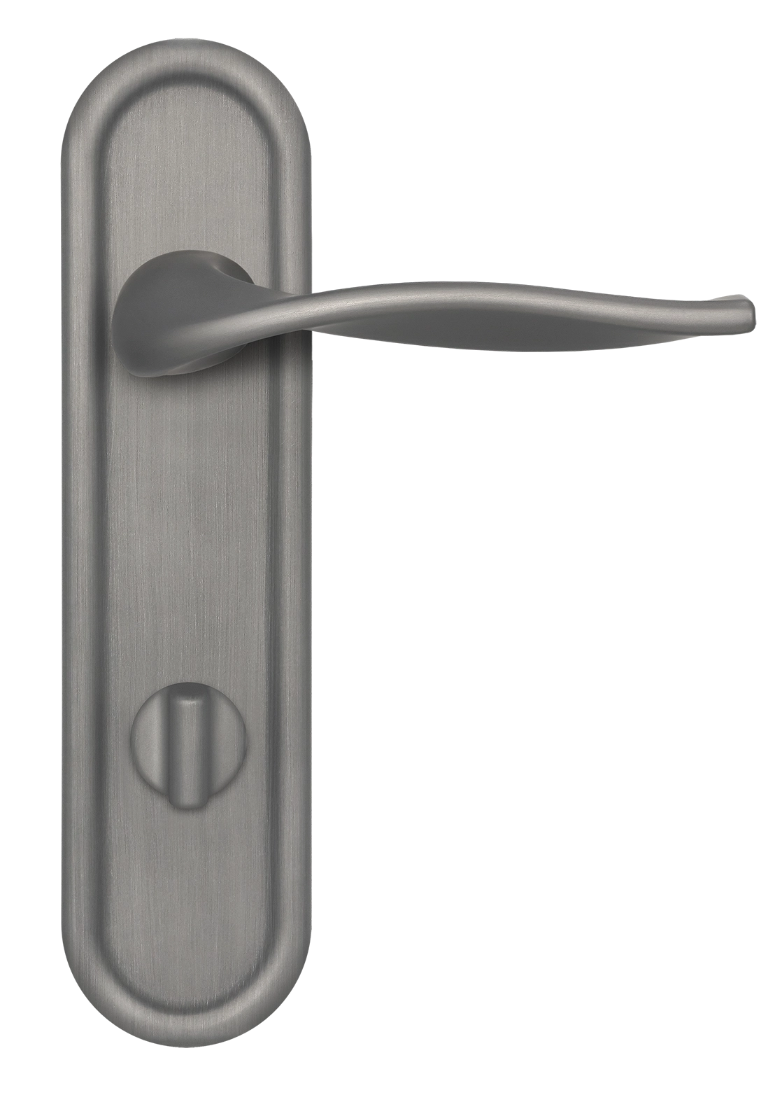 Ручка дверная SKYSCRAPER PLR WC WF на планке под сантехническую завертку, цвет Зимняя стужа/Winter Frost фото купить в Тюмени