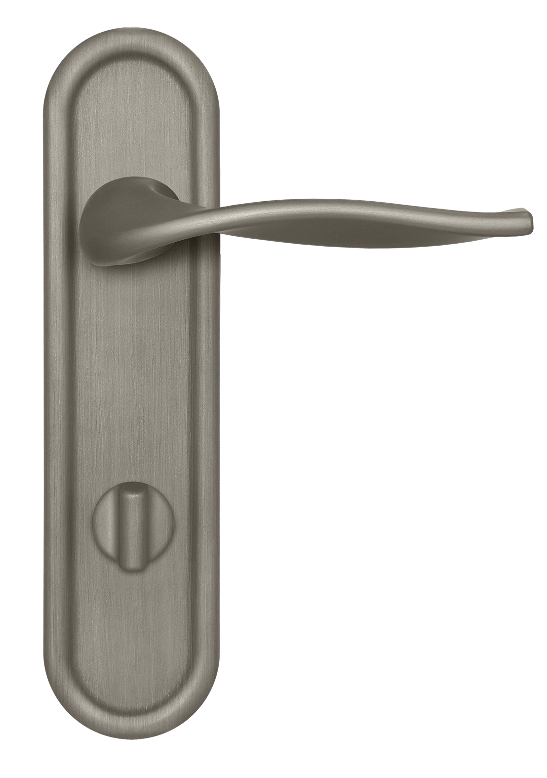 Ручка дверная SKYSCRAPER PLR WC SMI на планке под сантехническую завертку, цвет Весенняя дымка/Spring Mist фото купить в Тюмени