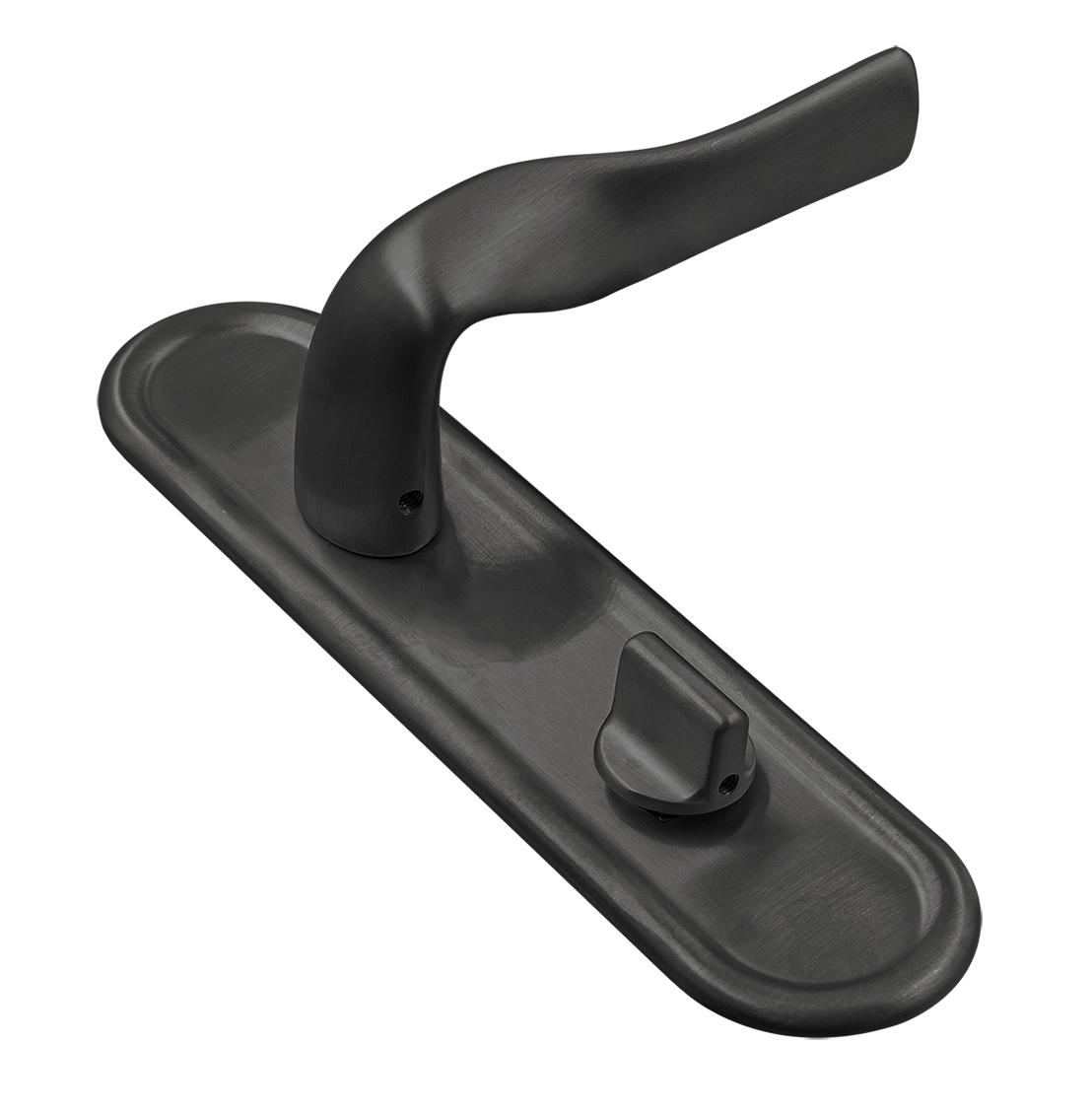 Ручка дверная LVB PLR WC SST на планке под сантехническую завертку, цвет Летняя гроза/Summer Storm фото купить Тюмень