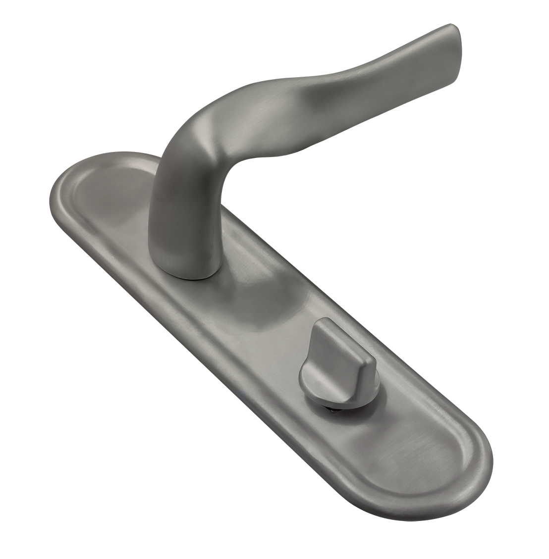 Ручка дверная LVB PLR WC WF на планке под сантехническую завертку, цвет Зимняя стужа/Winter Frost фото купить Тюмень