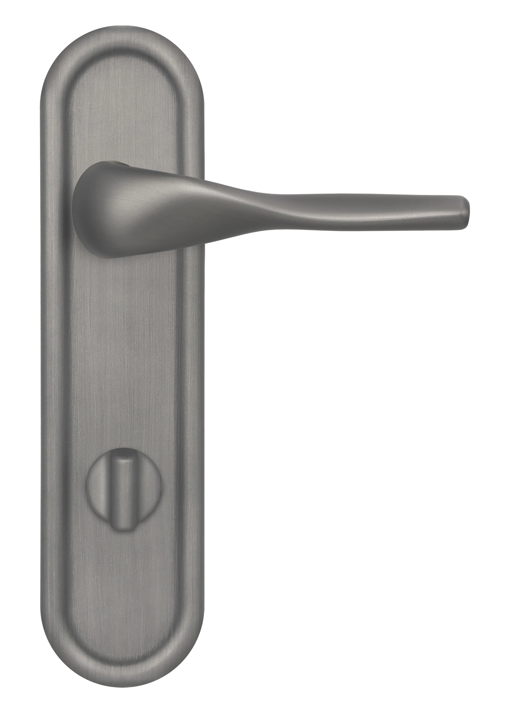 Ручка дверная LVB PLR WC WF на планке под сантехническую завертку, цвет Зимняя стужа/Winter Frost фото купить в Тюмени