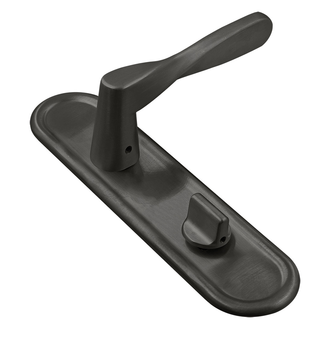 Ручка дверная THE OLYMPICS PLR WC SST на планке под сантехническую завертку, цвет Летняя гроза/Summer Storm фото купить Тюмень