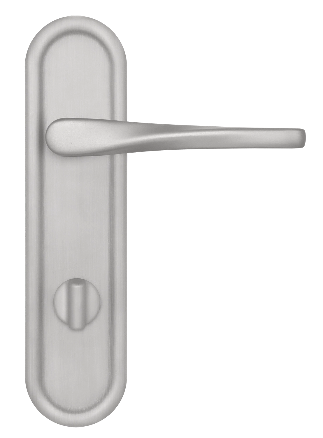 Ручка дверная THE OLYMPICS PLR WC SSW на планке под сантехническую завертку, цвет Стокгольмский снегопад/Stockholm Snowfall фото купить в Тюмени