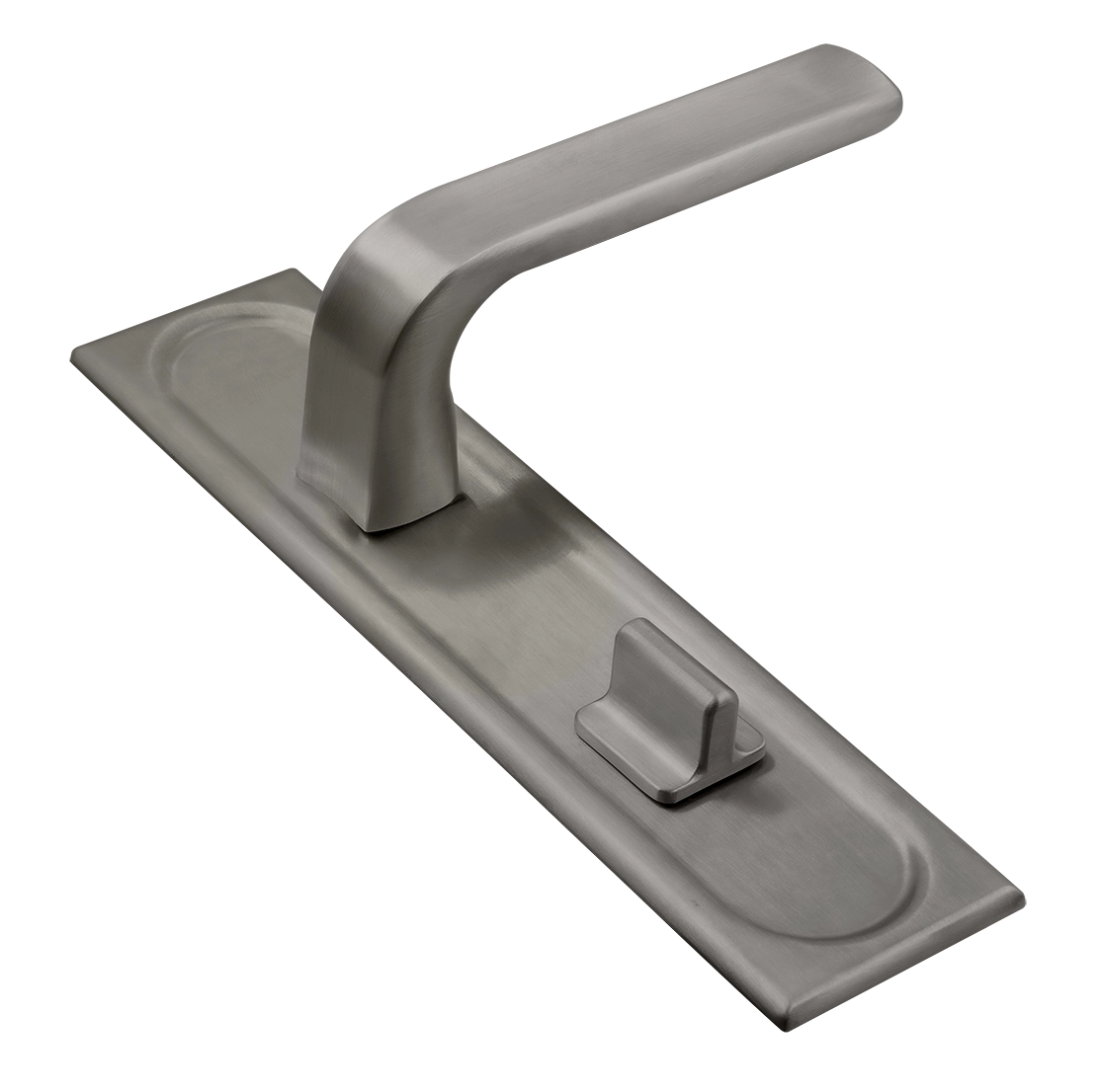 Ручка дверная THE BUS STATION PLS WC WF на планке под сантехническую завертку, цвет Зимняя стужа/Winter Frost фото купить Тюмень