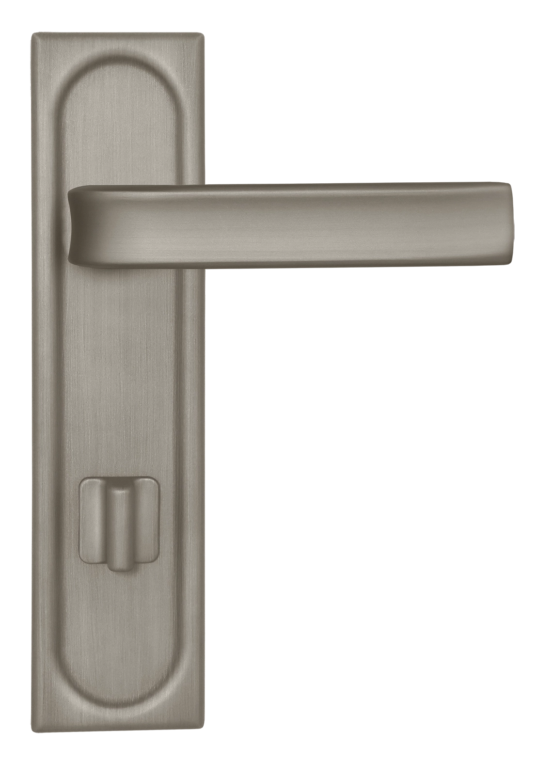 Ручка дверная THE BUS STATION PLS WC SMI на планке под сантехническую завертку, цвет Весенняя дымка/Spring Mist фото купить в Тюмени