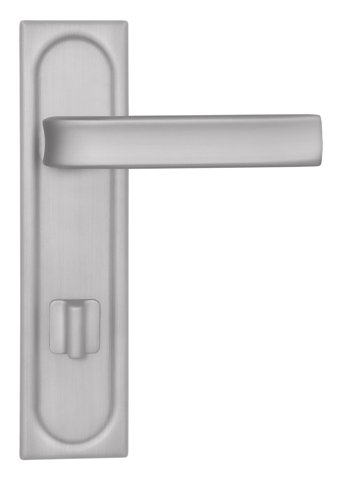 Ручка дверная THE BUS STATION PLS WC SSW на планке под сантехническую завертку, цвет Стокгольмский снегопад/Stockholm Snowfall фото купить в Тюмени