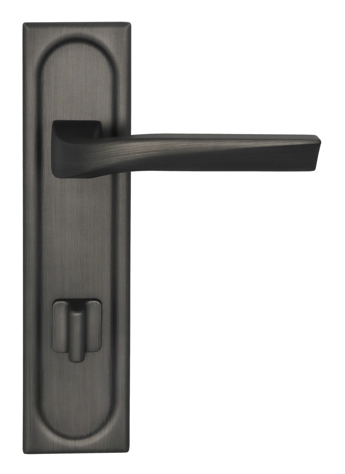 Ручка дверная WD CONCERT HALL PLS WC SST на планке под сантехническую завертку, цвет Летняя гроза/Summer Storm фото фурнитура Тюмень