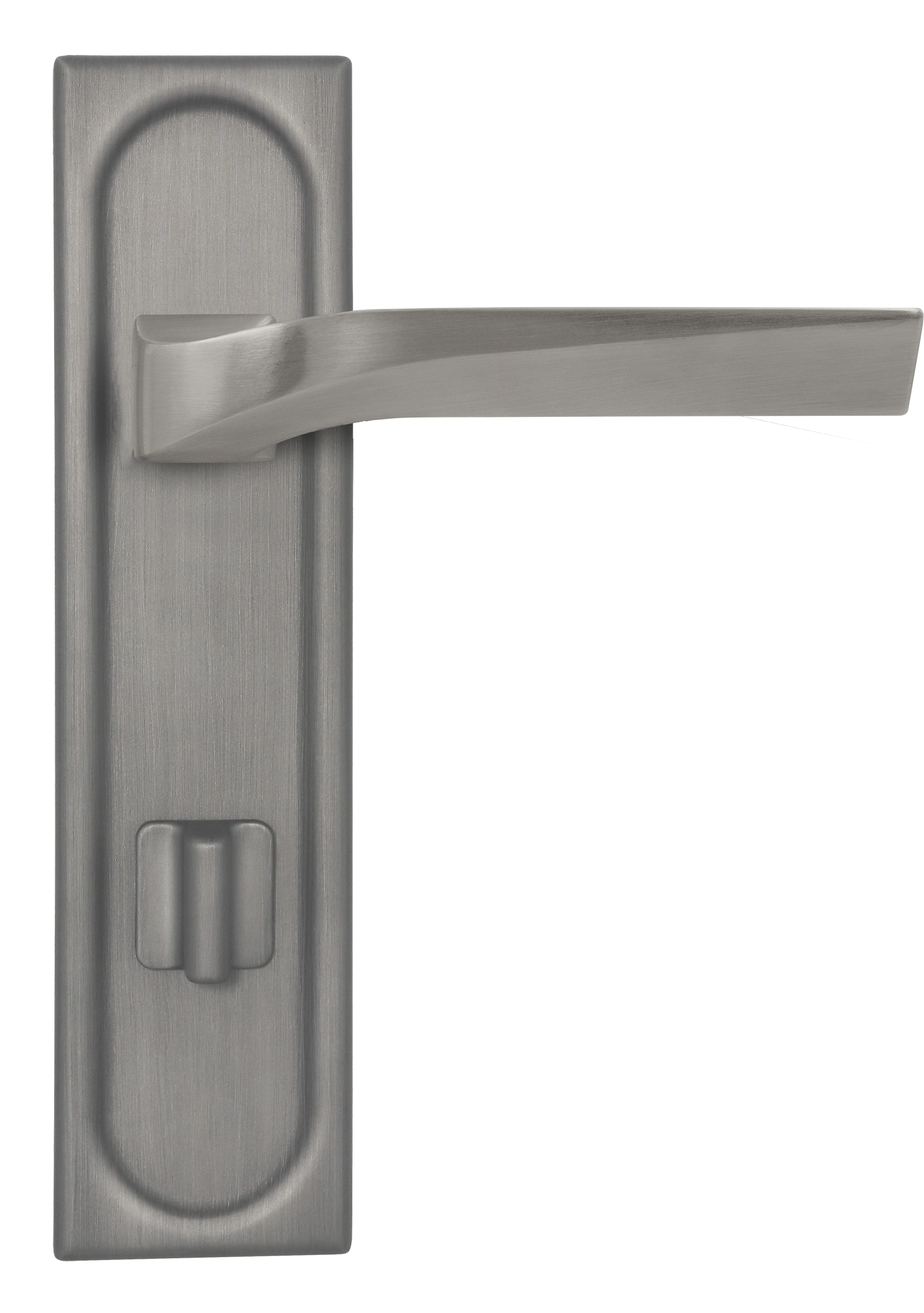 Ручка дверная WD CONCERT HALL PLS WC WF на планке под сантехническую завертку, цвет Зимняя стужа/Winter Frost фото купить в Тюмени