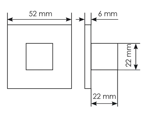 Комплект дверных ручек MH-54-S6 BL с заверткой MH-WC-S6 BL + замок M1895 BL, цвет черный фото дверная фурнитура Тюмень