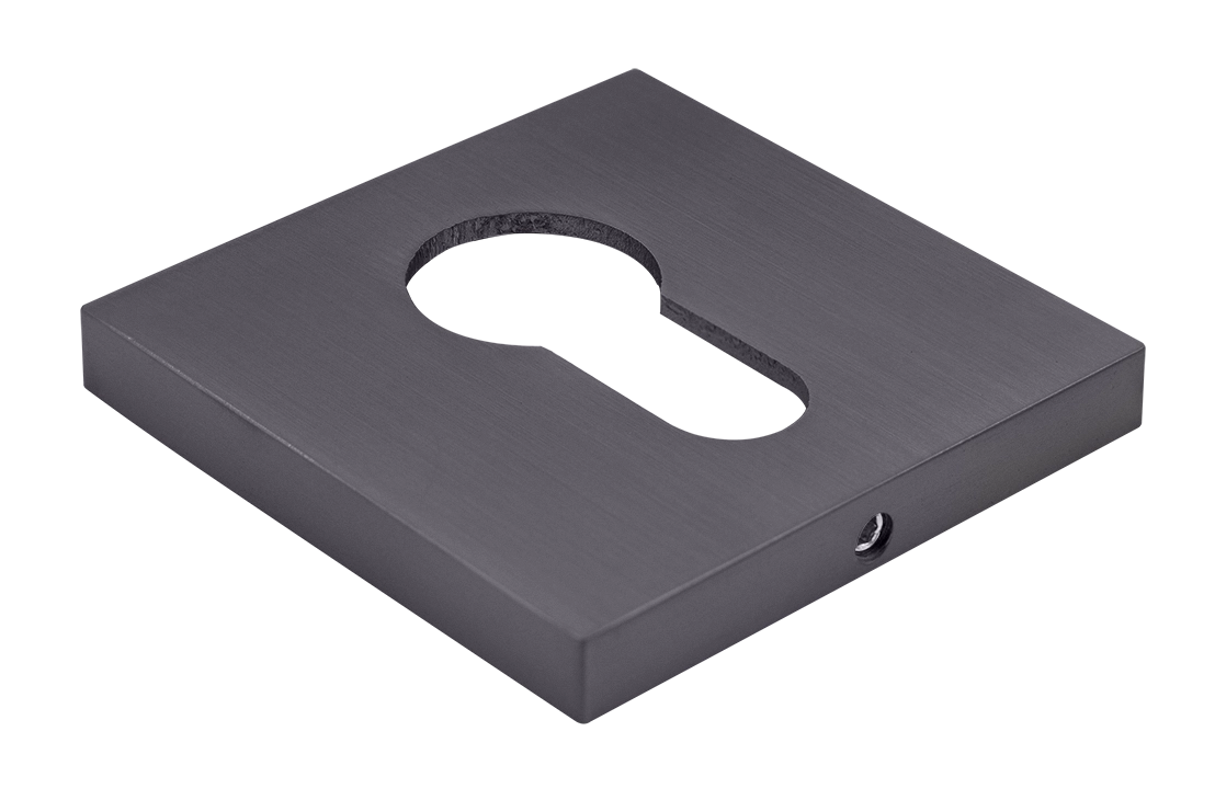 Накладка на замок MH-KH-S6 GR под евроцилиндр, цвет graphite фото купить Тюмень