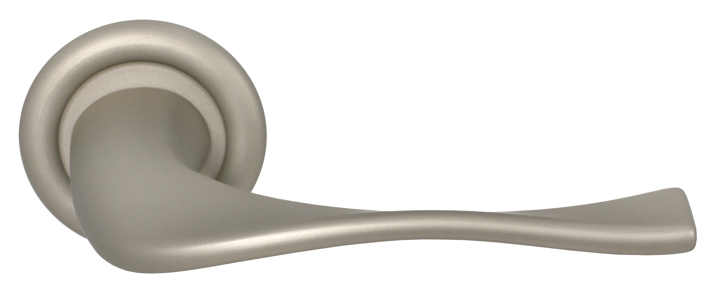 Ручка дверная SKYSCRAPER R7 SMI на круглой розетке, цвет Весенняя дымка/Spring Mist фото купить Тюмень