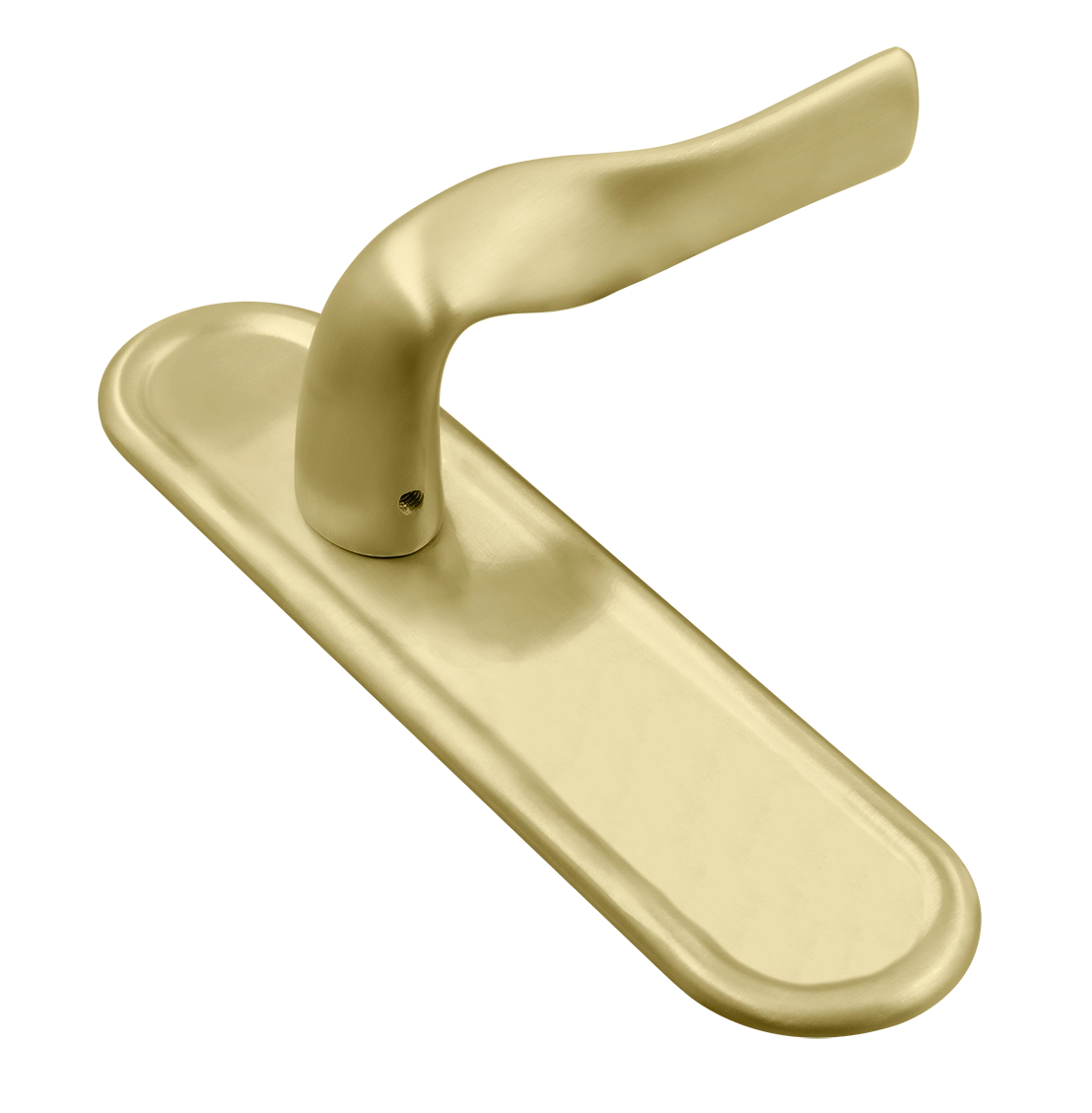 Ручка дверная LVB PLR AH на планке, цвет Осенний мёд/Autumn Honey фото купить Тюмень