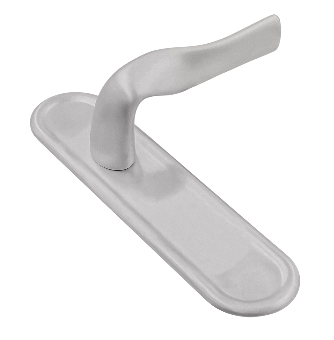 Ручка дверная LVB PLR SSW на планке, цвет Стокгольмский снегопад/Stockholm Snowfall фото купить Тюмень