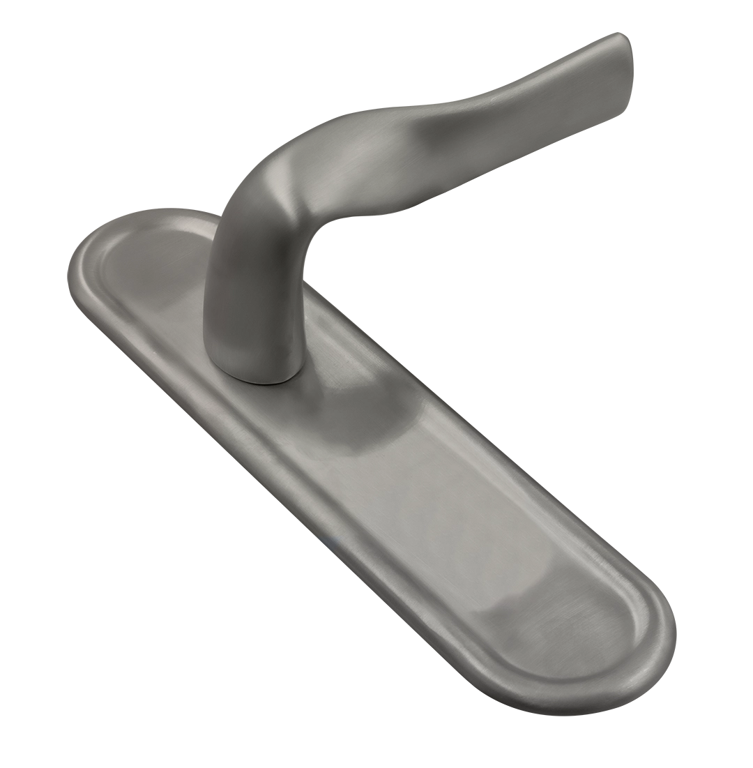 Ручка дверная LVB PLR WF на планке, цвет Зимняя стужа/Winter Frost фото купить Тюмень