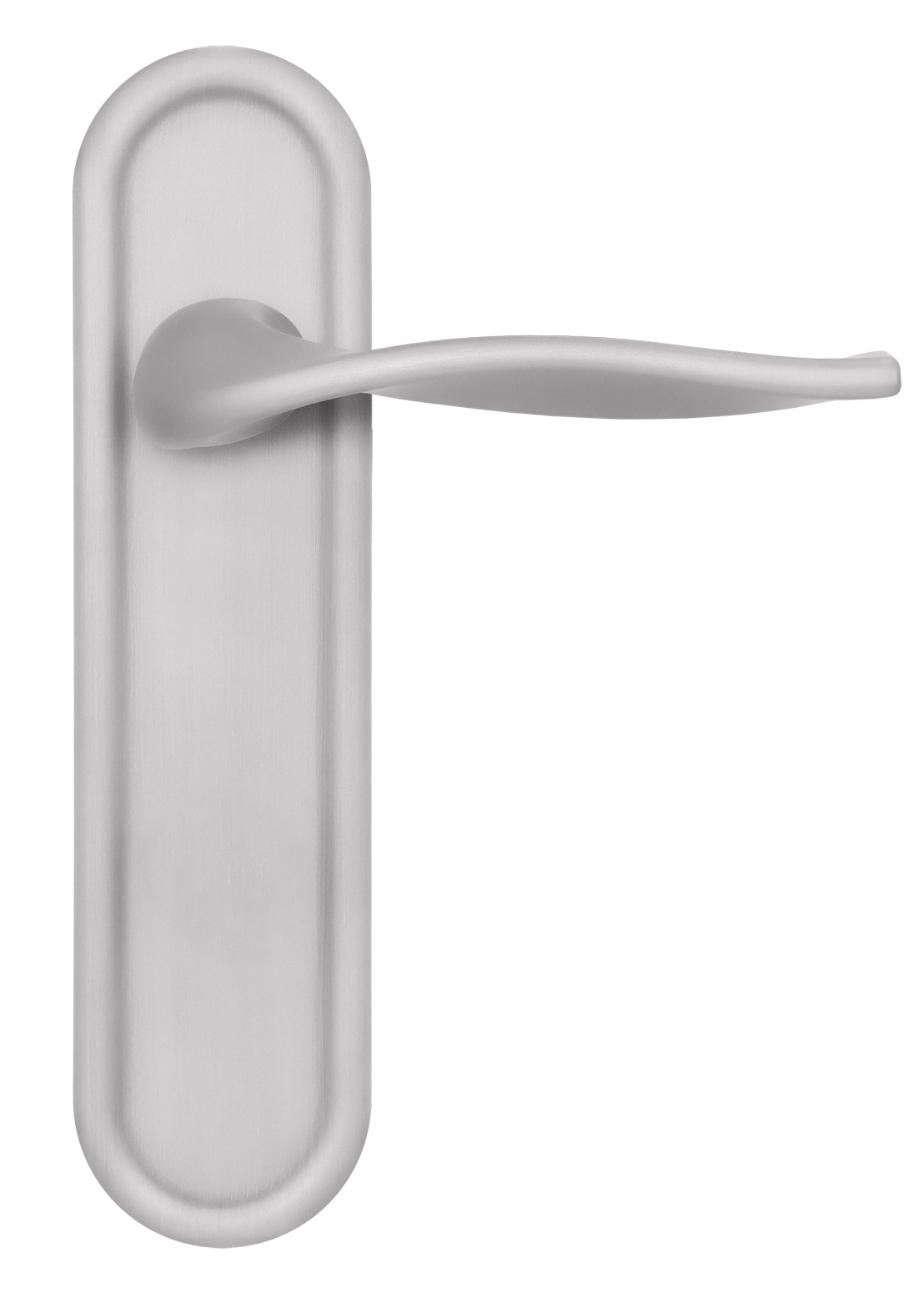 Ручка дверная SKYSCRAPER PLR SSW на планке, цвет Стокгольмский снегопад/Stockholm Snowfall фото купить в Тюмени