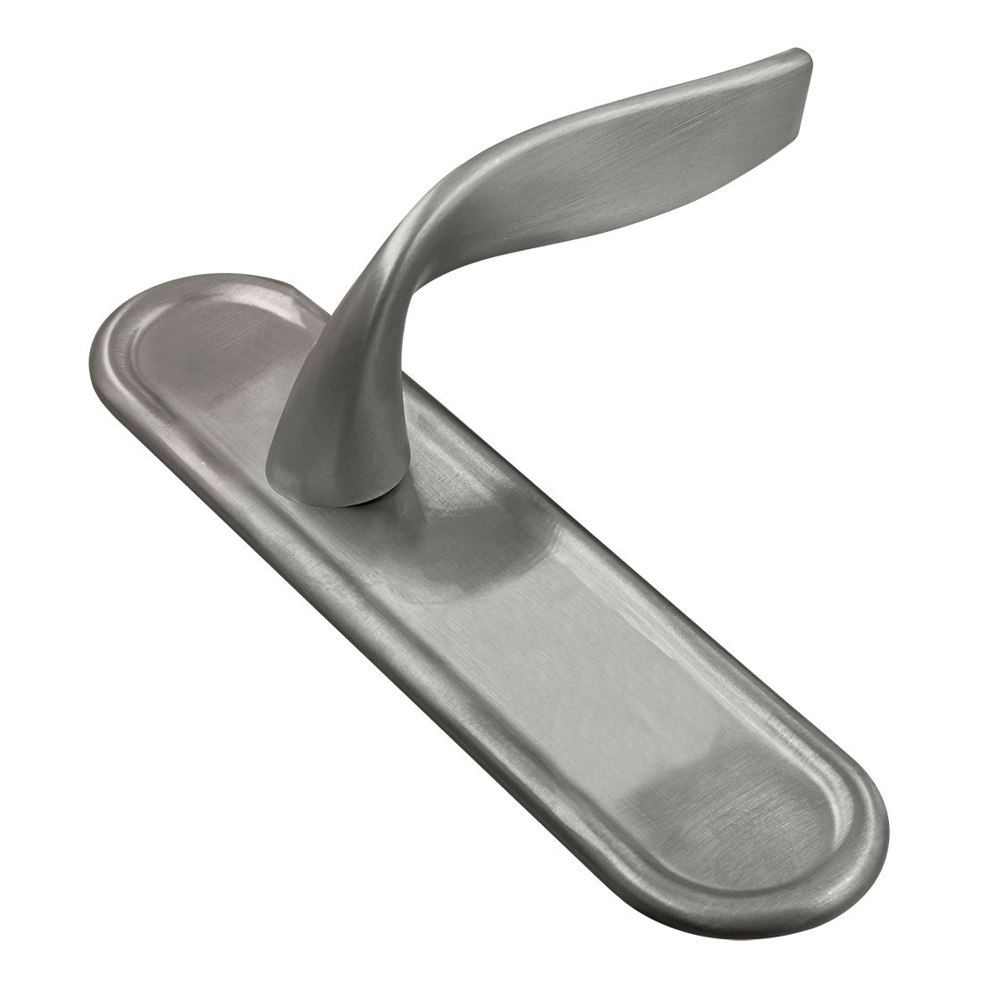 Ручка дверная SKYSCRAPER PLR WF на планке, цвет Зимняя стужа/Winter Frost фото купить Тюмень