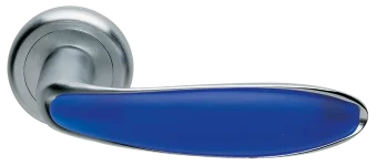 MURANO R4 CSA/BLU, ручка дверная, цвет -  матовый хром/ультрамарин