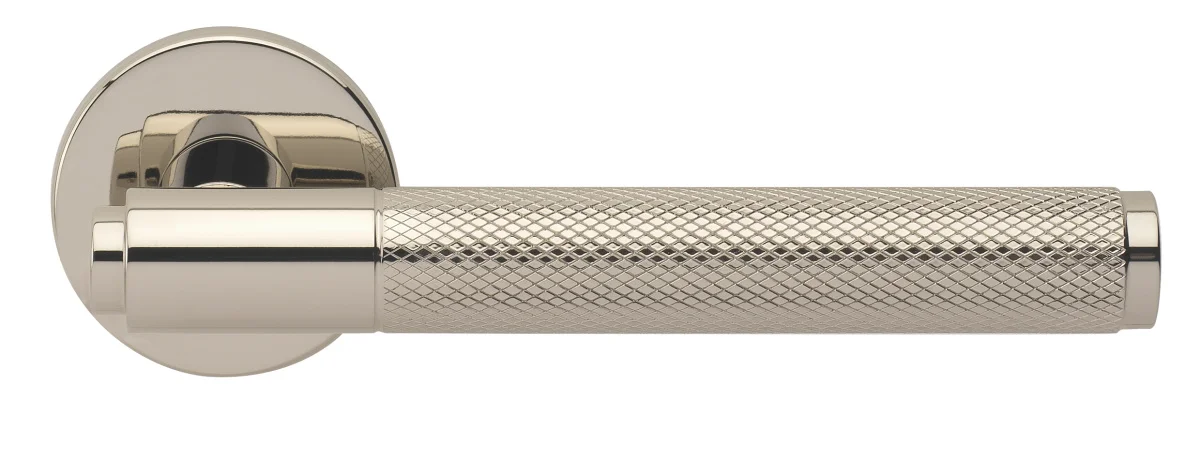 BRIDGE R6 NIS, ручка дверная с усиленной розеткой, цвет -  матовый никель фото купить Тюмень