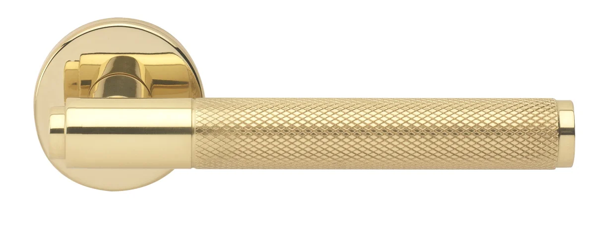 BRIDGE R6 OTL, ручка дверная с усиленной розеткой, цвет -  золото фото купить Тюмень