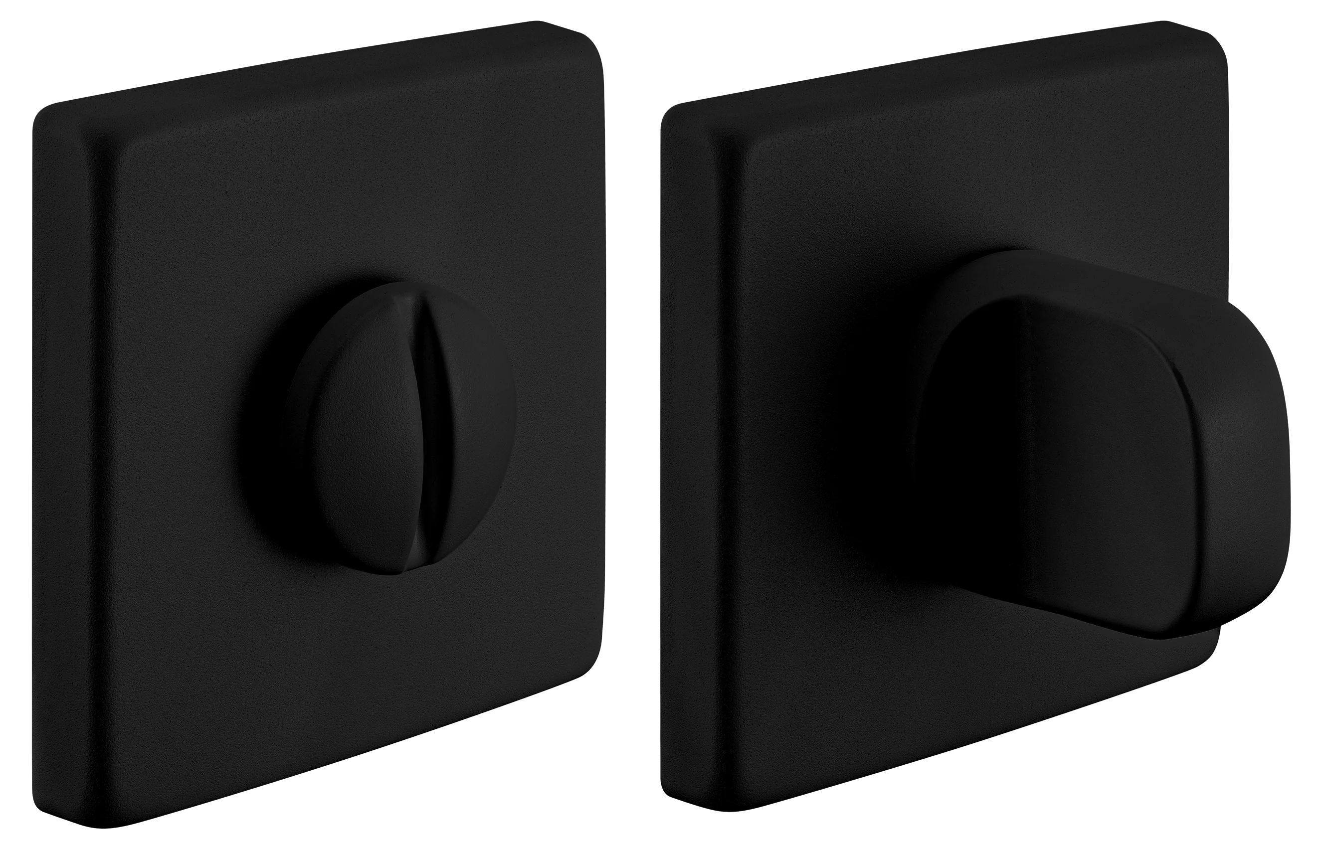 LUX-WC-S5 NERO, завертка дверная, цвет - черный фото купить Тюмень