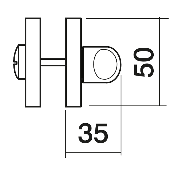 LUX-WC-R3 OBR, завертка сантехническая, цвет - кофе фото купить в Тюмени