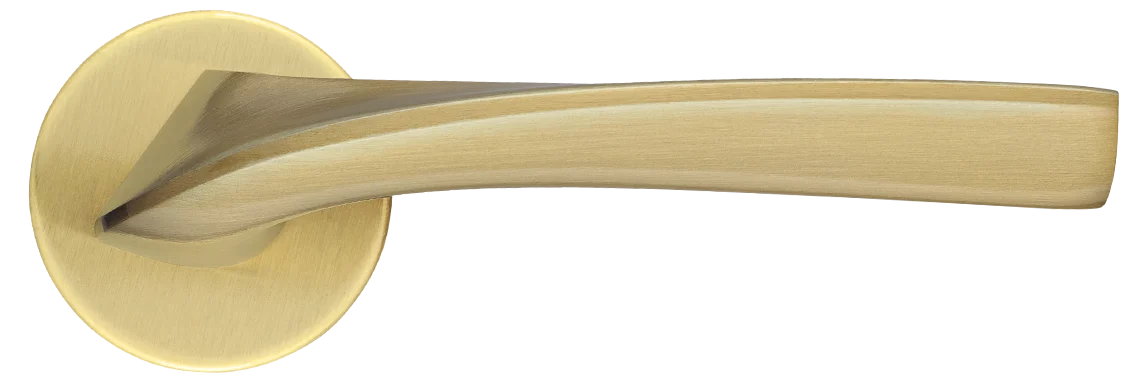 COMETA R5 OSA,  ручка дверная, цвет -  матовое золото фото купить в Тюмени