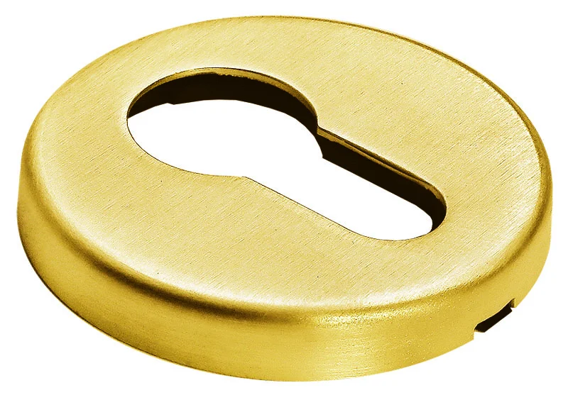 LUX-KH-R5 OSA, накладка на евроцилиндр, цвет - матовое золото фото купить Тюмень