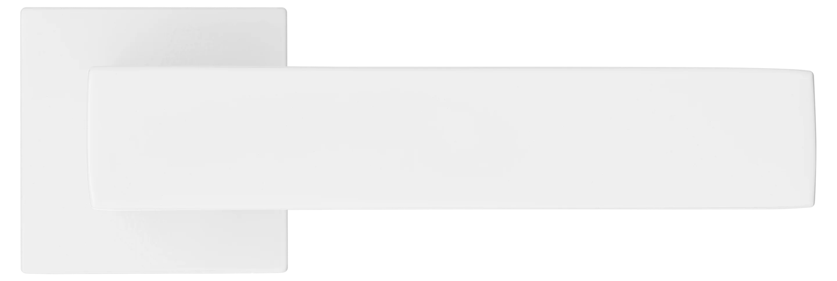 MIRA, ручка дверная на квадратной розетке MH-54-S6 W, цвет - белый фото купить в Тюмени