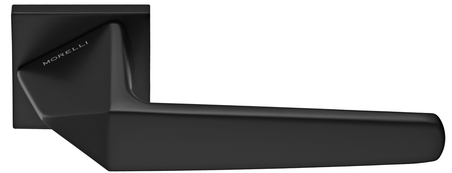SOUK ручка дверная на квадратной розетке 6 мм, MH-55-S6 BL, цвет - черный фото купить Тюмень