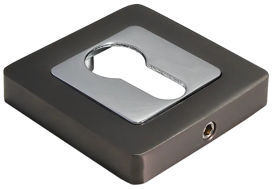 MH-KH-S55 GR/PC, накладка на ключевой цилиндр, цвет - графит/хром фото купить Тюмень
