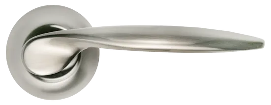 ПОРТАЛ, ручка дверная MH-07 SN, цвет - белый никель фото купить в Тюмени