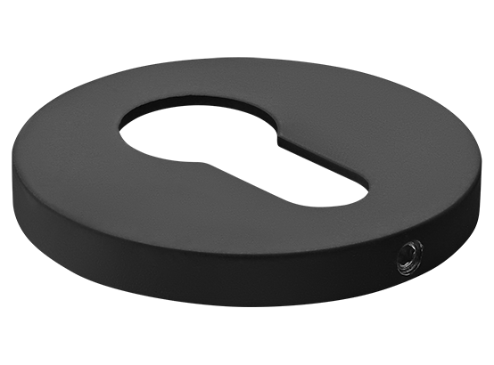 Накладка на ключевой цилиндр, на круглой розетке 6 мм, MH-KH-R6 BL, цвет - чёрный фото купить Тюмень