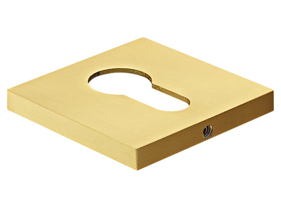 Накладка на ключевой цилиндр, на квадратной розетке 6 мм, MH-KH-S6 MSG, цвет - мат. сатинированное золото фото купить Тюмень
