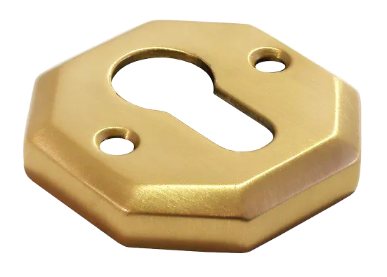 LUX-KH-Y OSA, накладка на евроцилиндр, цвет - матовое золото фото купить Тюмень